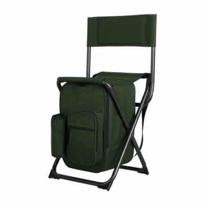PORTAL Lightweight Backrest Stool with Cooler Bag and Folding Chair for Hiking, Fishing