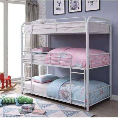 ACME Furniture Cairo Bunk Bed, White
