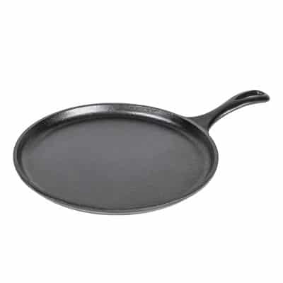 Lodge Cast Iron Round Griddle 10.5-Inches Crepe Pan