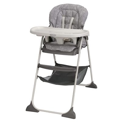 Graco Slim High Chair | Ultra-Compact, Whisk