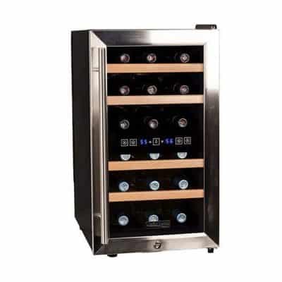 Koldfront TWR187ESS Free Standing Wine Cooler, Stainless Steel