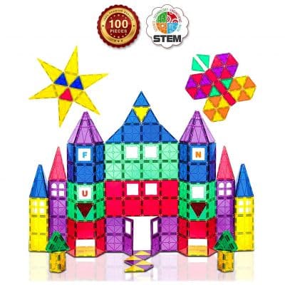 Playmags 3D Magnetic Blocks for Kids