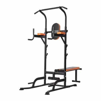 Kicode Workout Dip Station Power Tower for Strength Training