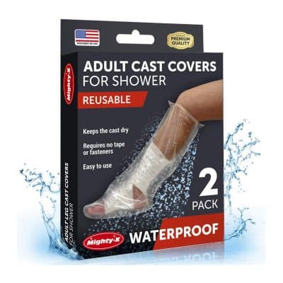 Mighty-X Waterproof Leg Cast Cover for Showers