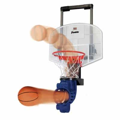 Franklin Sports Rebounder and Ball Over Mini Basketball Hoop