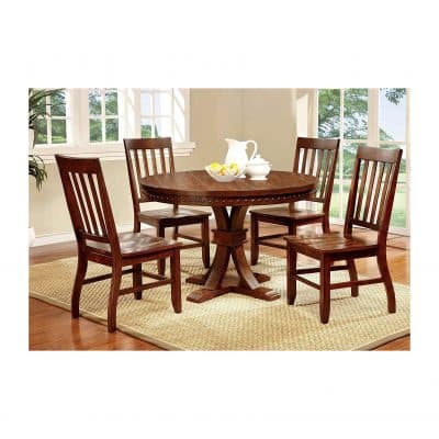 Furniture of America Castile Dining Table Set