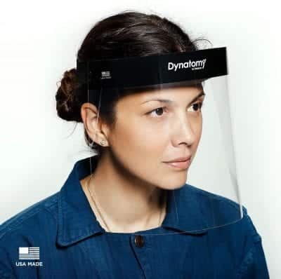 Dynatomy Face Shields, Made in the USA (DFSM-1-10)