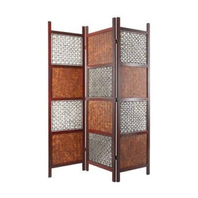 Oriental Furniture 6Ft Tall Bamboo Room Divider