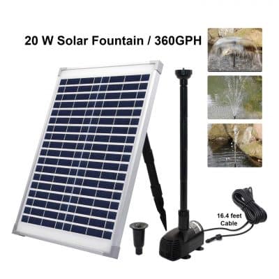 ECO-WORTHY Solar Fountain Water Pump