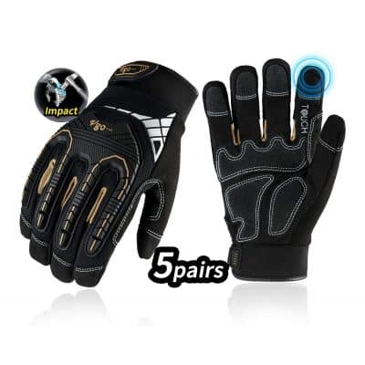VGO 5Pair Gloves, Anti-abrasion