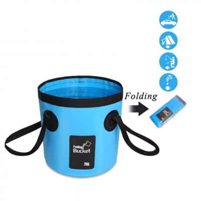 CHARS Multifunctional 20L Portable Folding Collapsible Bucket