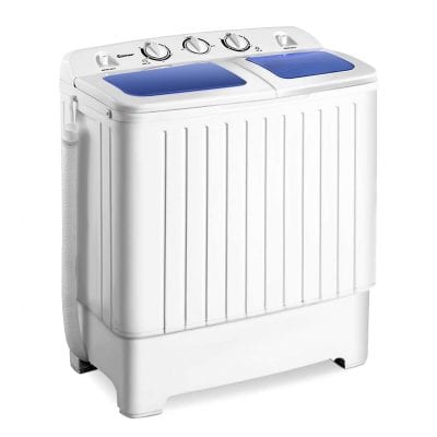 Giantex Portable Twin Tub 17.6lbs Mini Compact Washing Machine