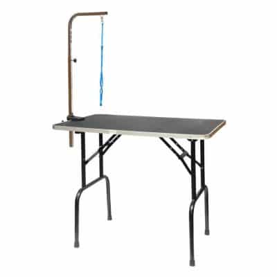 Go Pet Club 30-Inch Dog Grooming Table with Arm