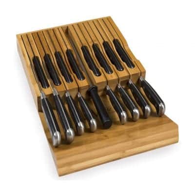 Noble Home & Chef Bamboo Knife Block