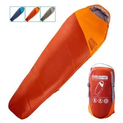 WINNER OUTFITTERS Sleeping Bag with a Compression Sack