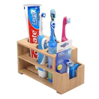 MobileVision Toothbrush & Toothpaste Holder