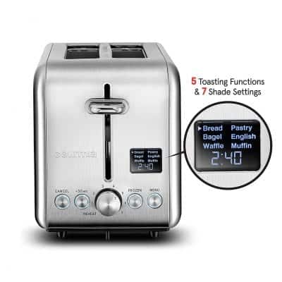 Gourmia GDT2445 - Multi-Function Digital Mini Toaster