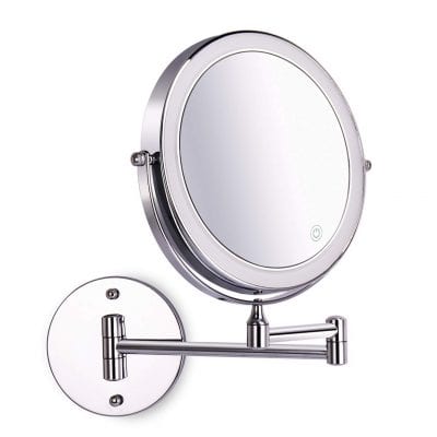 Amelar 8 Inch Wall Mounted Makeup Mirror