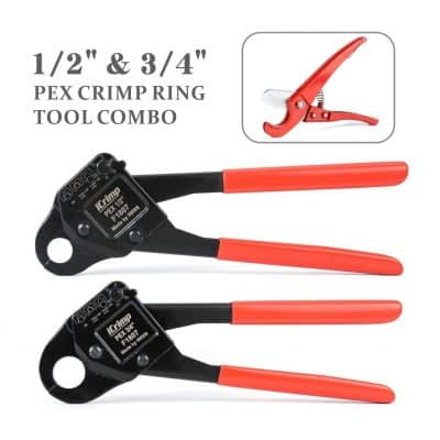 IWISS 1/2" & 3/4" Angle Head PEX Pipe Crimping Tool