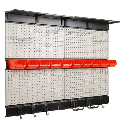 Ultrawall Garage Storage System with Hooks