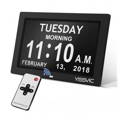 YISSVIC Day Clock 9” Digital Calendar Clock