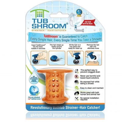 TubShroom The Revolutionary Shower Drain Hair Catcher