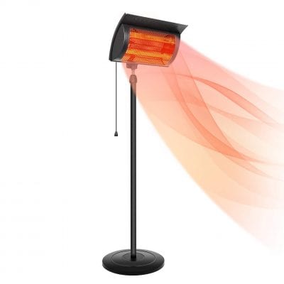 Simple Deluxe Patio Heater with an Overheat Protection Feature