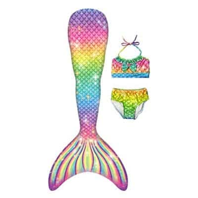 YITU Mermaid Costume Bikini Set