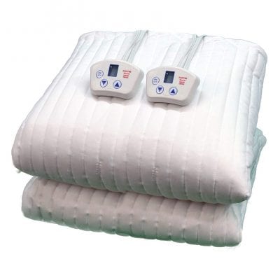 Electrowarmth King Two Controls 76 x 80 Inches Heated Mattress Pad